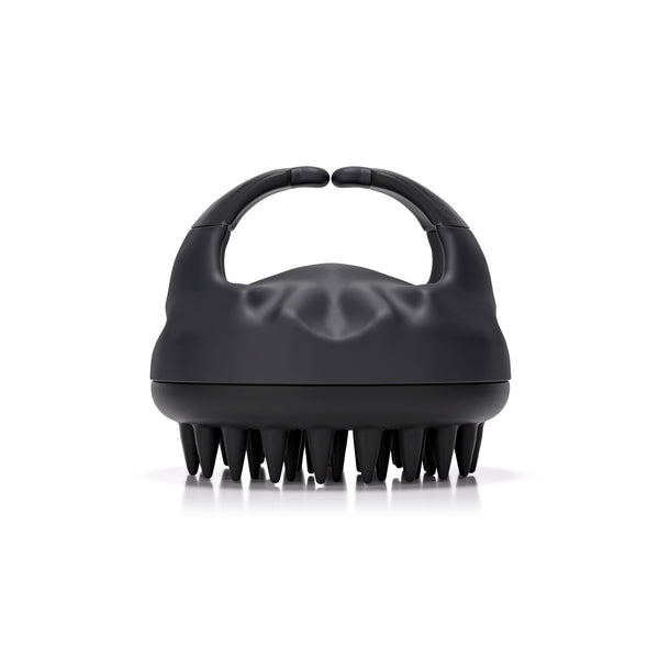 FOLIGAIN Scalp Therapy Exfoliator & Massager in Black - FOLIGAIN
